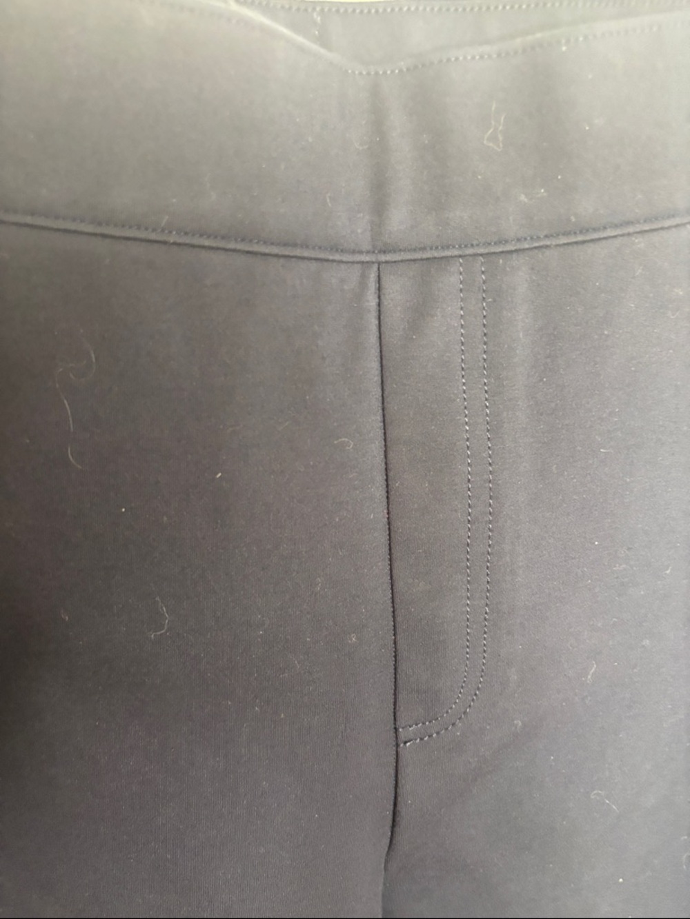 Spanx Black Stretch Cropped Dress Pants - Picture 3 of 10